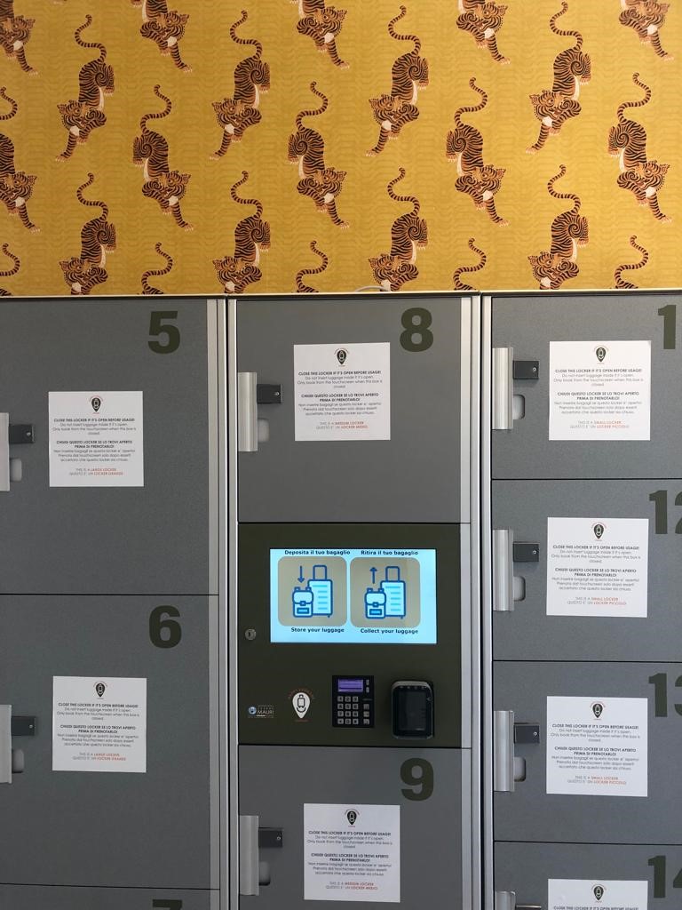 automated luggage storage Rome